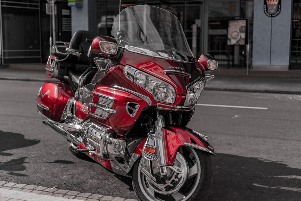 Foto rode motor