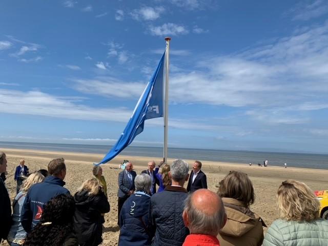 Feestelijke uitreiking Blauwe Vlag 2023 gemeente Veere