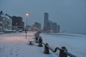 sneeuw boulevard Vlissingen 2