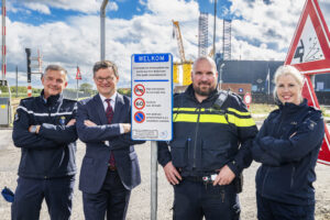 Foto Els Swart hekwerk Bijleveldhaven 26 sept 2024