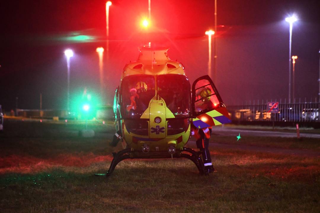Traumahelikopter ingezet bij bedrijf Vlissingen-Oost