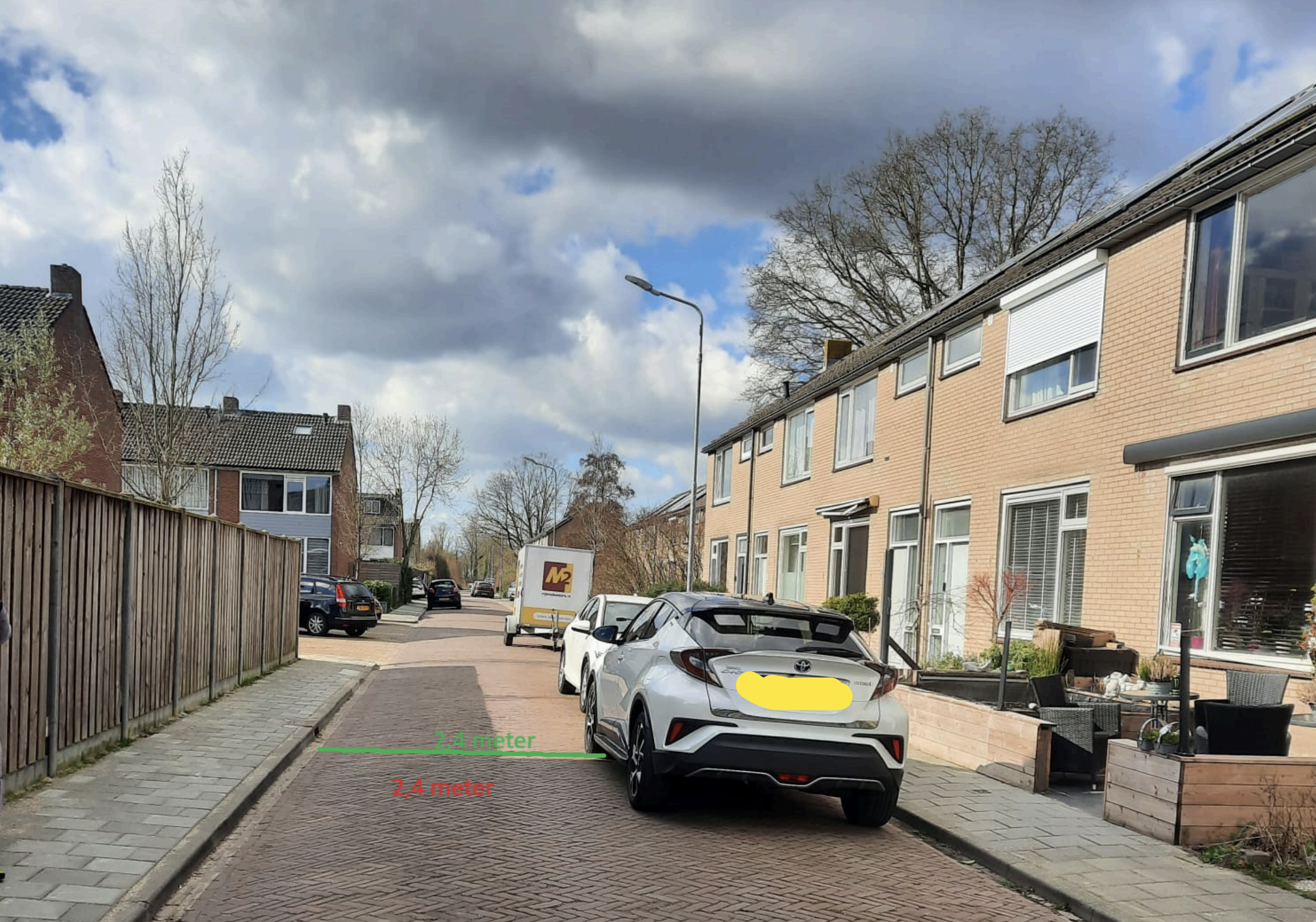 Ergernis over brede campers in smalle straten Zanddorp