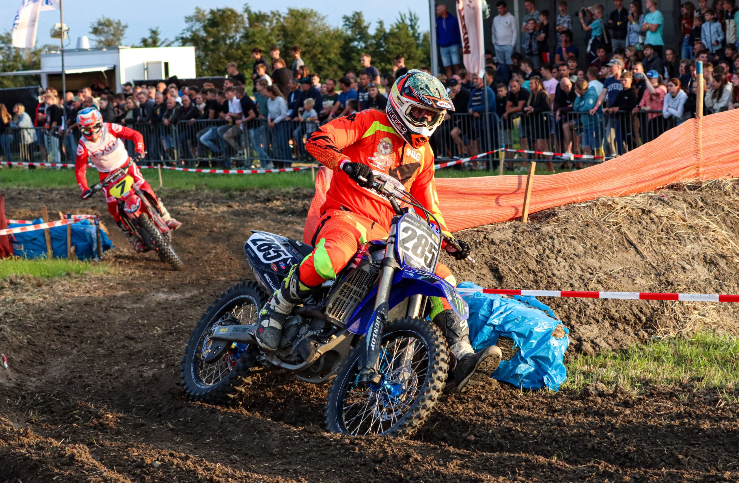 Stormloop op motorcross Aagtekerke