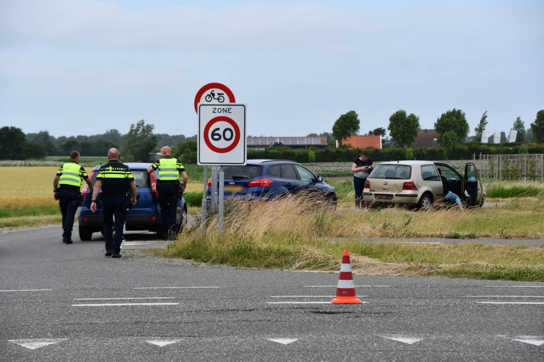 Kop-staartbotsing zorgt voor hinder bij Serooskerke