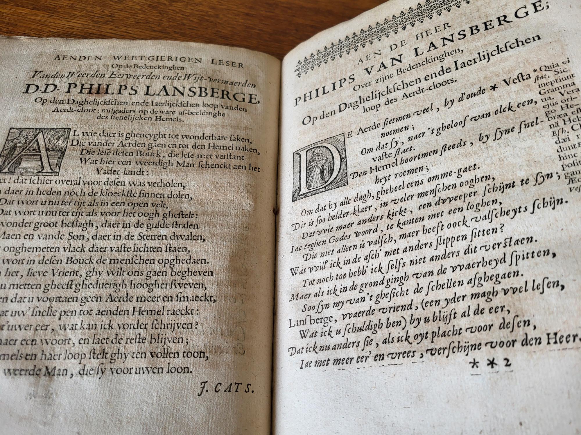 Sterrenwacht legt hand op ‘turbo-uniek’ boek van naamgever Philippus Lansbergen
