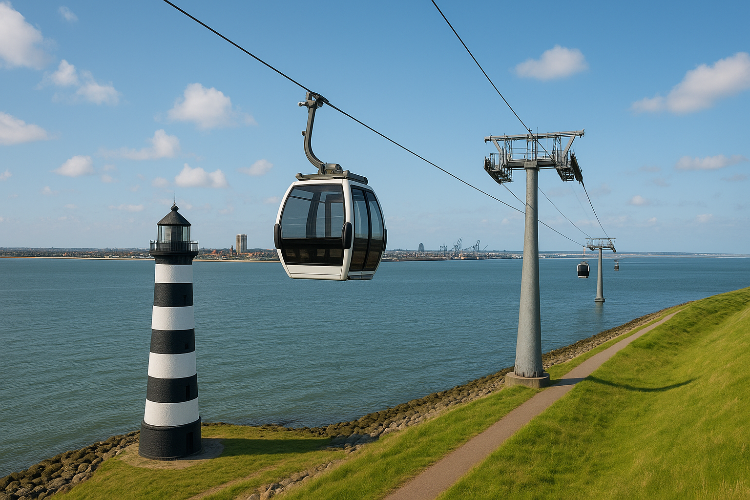 Zeeland TOLVRIJ pleit voor gondelbaan over de Westerschelde