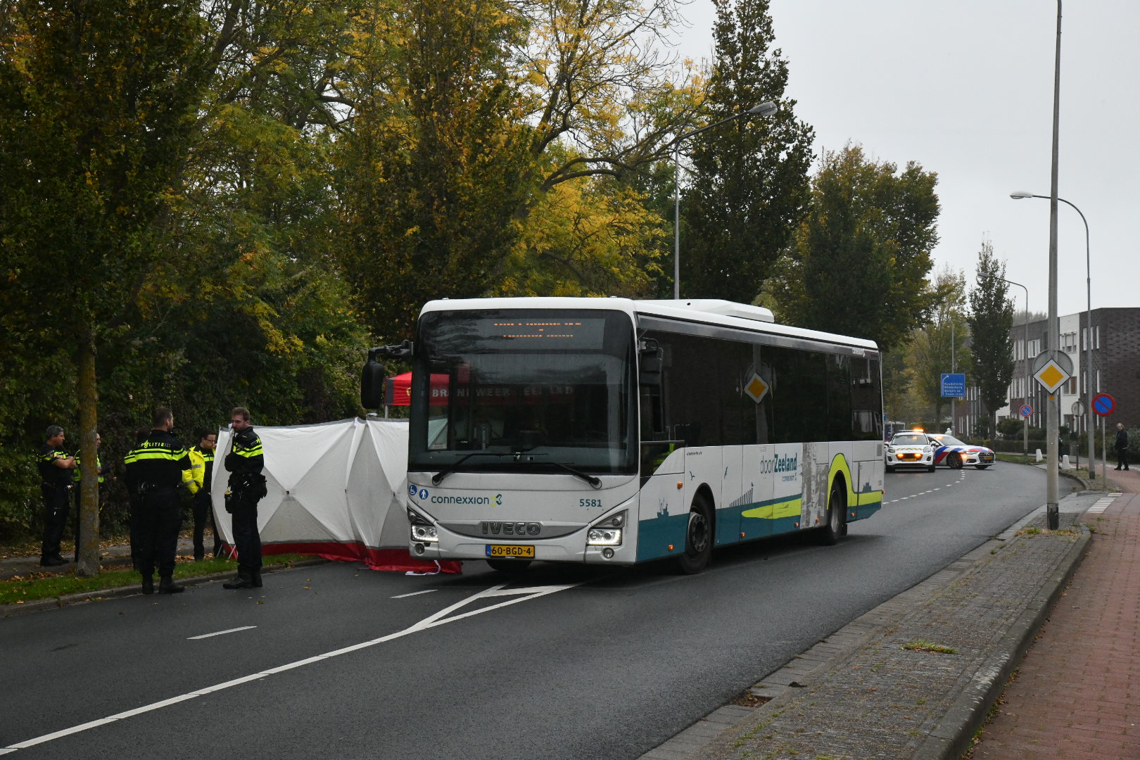 Fietsster (78) overleden na aanrijding met bus in Vlissingen
