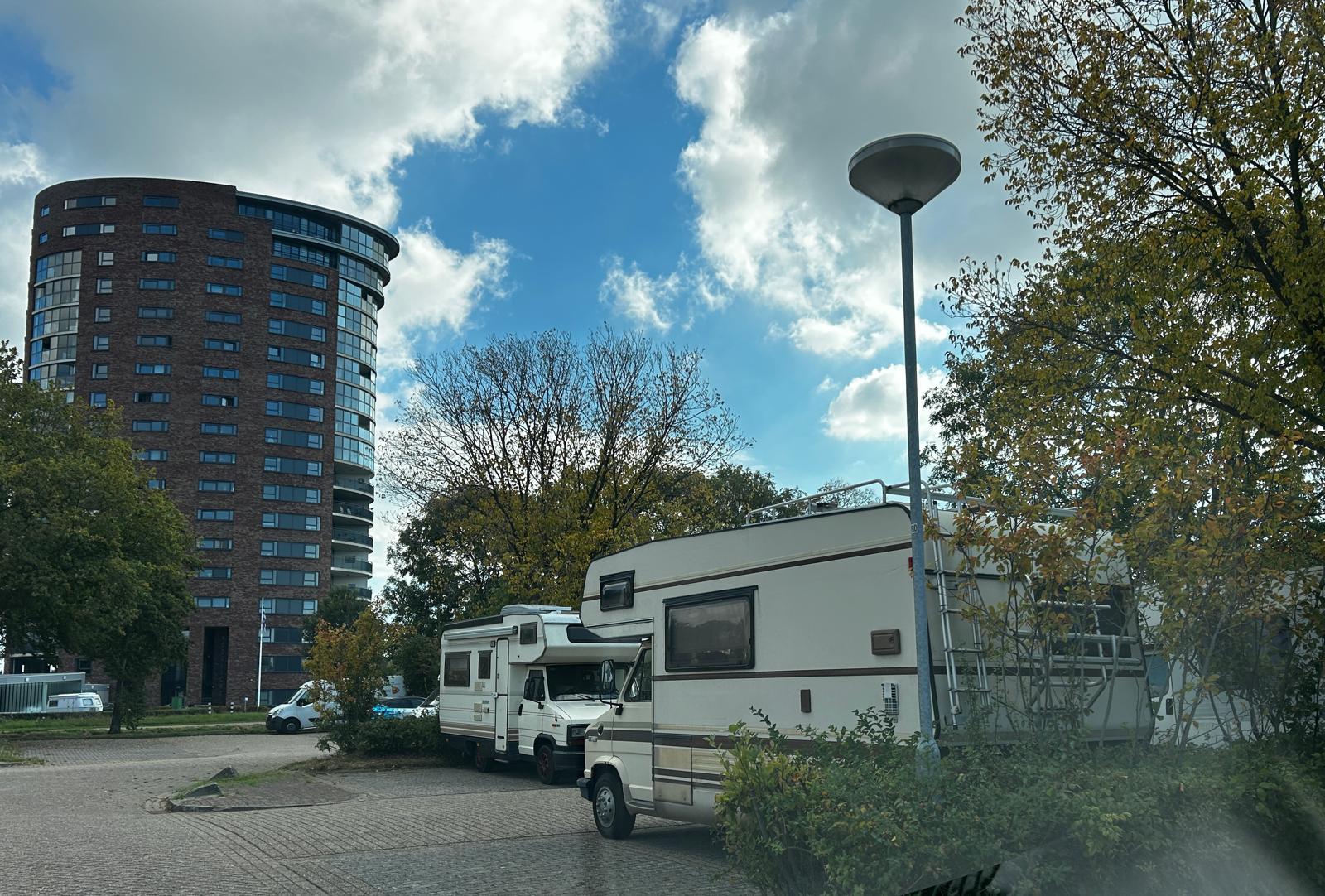 Campers en grotere bedrijfsvoertuigen mogen parkeren bij de Gamma in Vlissingen
