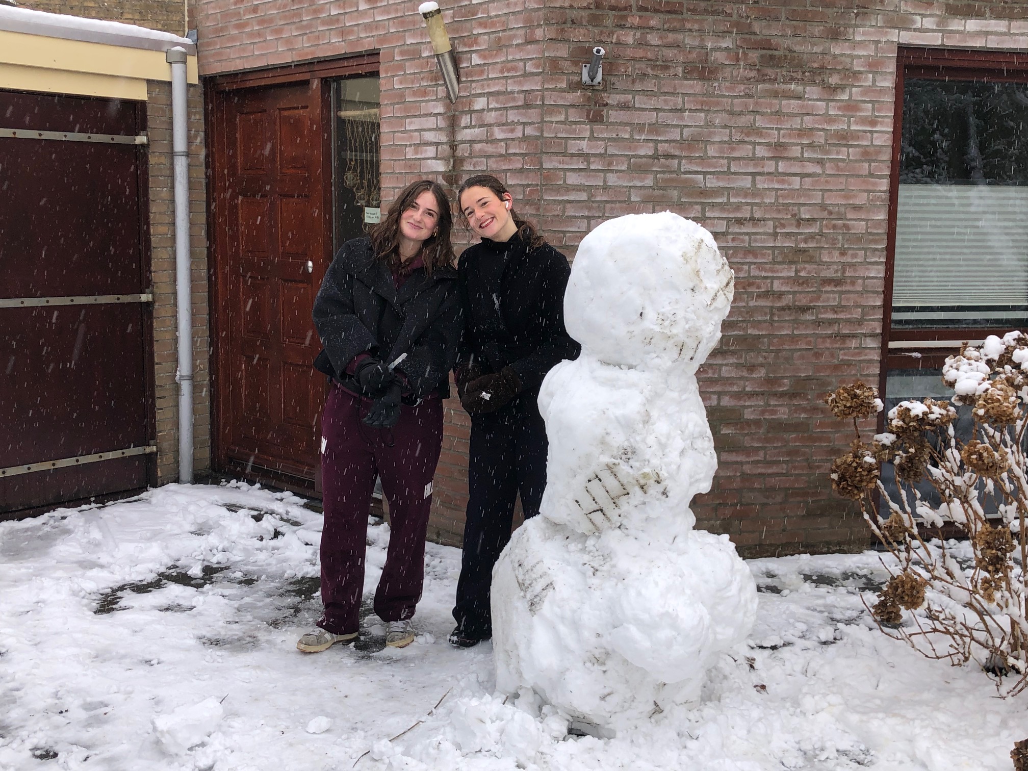 Genieten en soms ook afzien door dik pak sneeuw op Walcheren