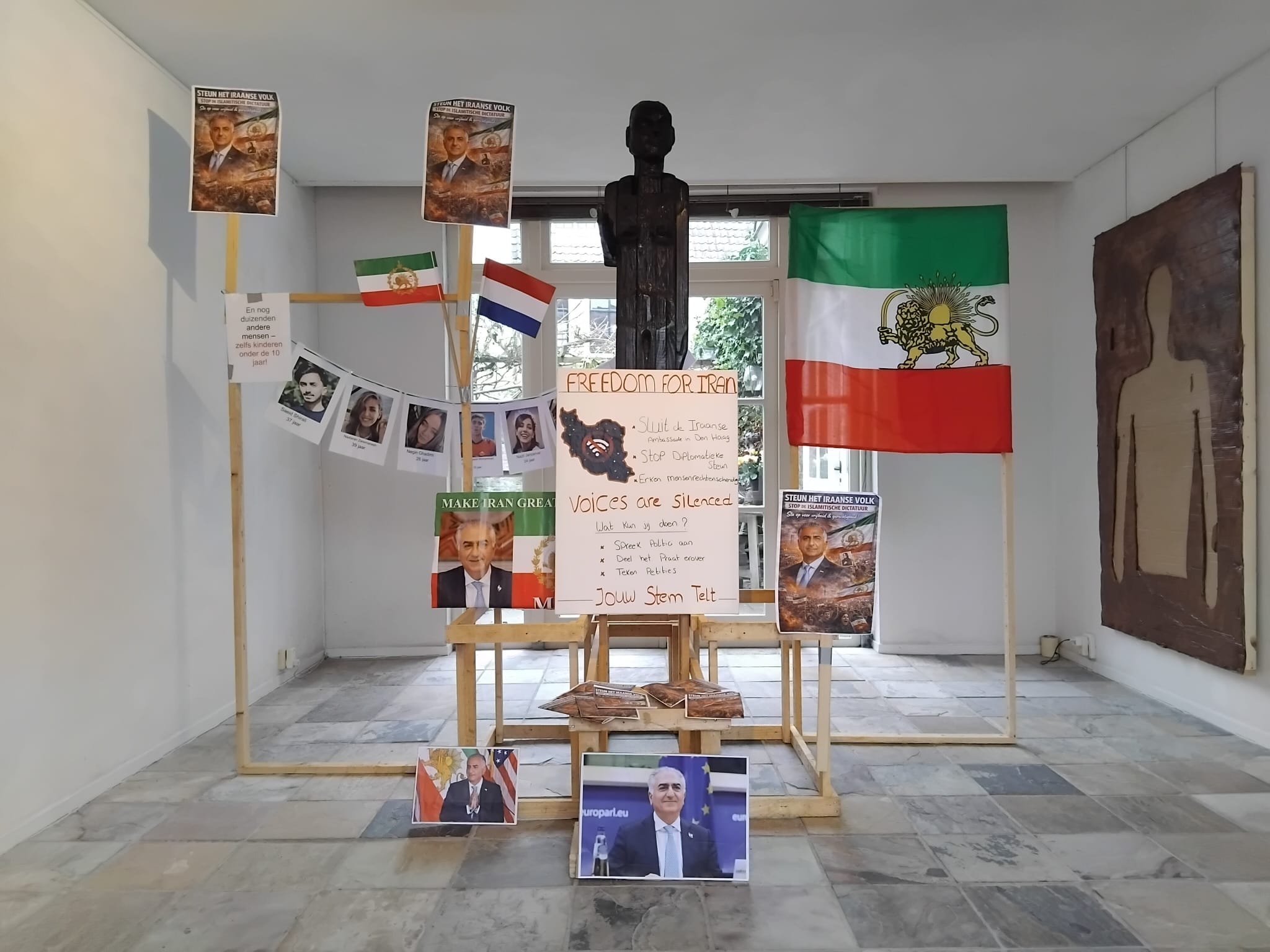 Tentoonstelling als stem van vrijheid