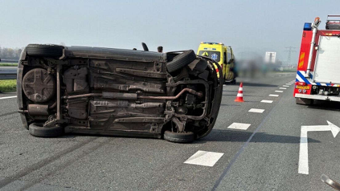A58 richting Vlissingen weer open na ongeluk met meerdere voertuigen