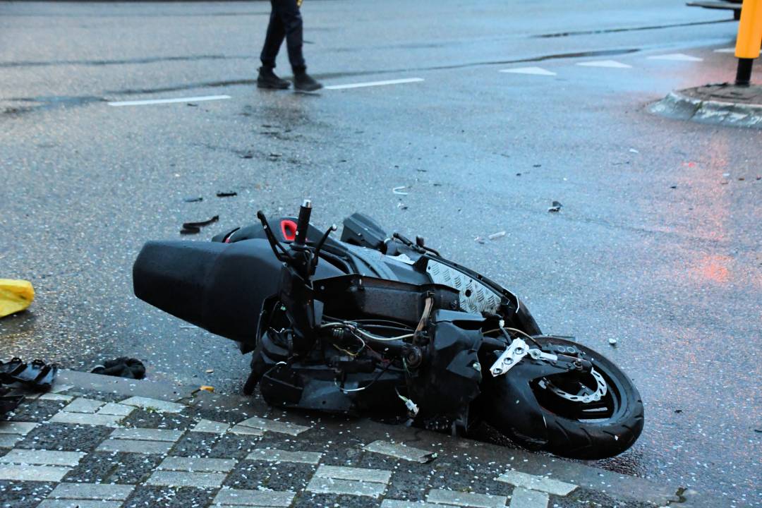 Automobilist aangehouden na ongeval met brommer in Vlissingen