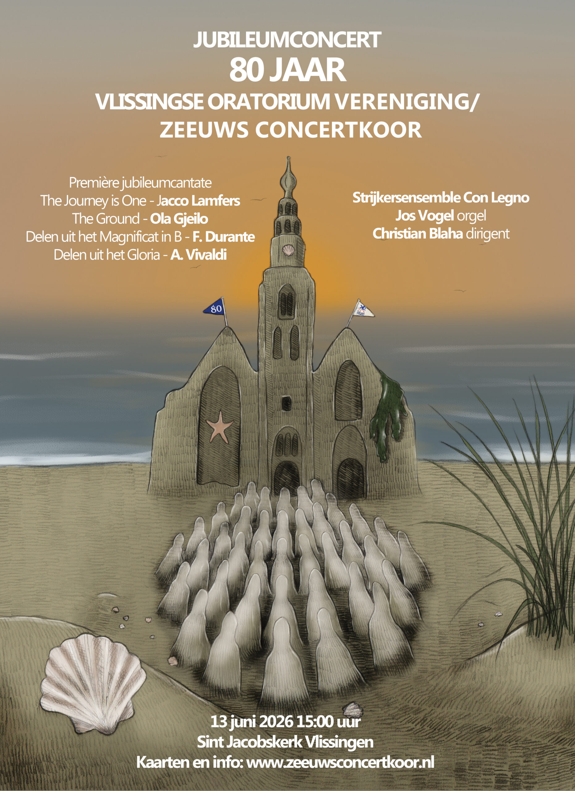 Vlissingse Oratoriumvereniging viert 80-jarig bestaan met jubileumconcert