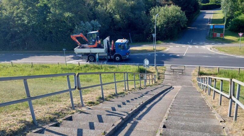 Graafkraan van firma Harthoorn in Vlissingen gestolen