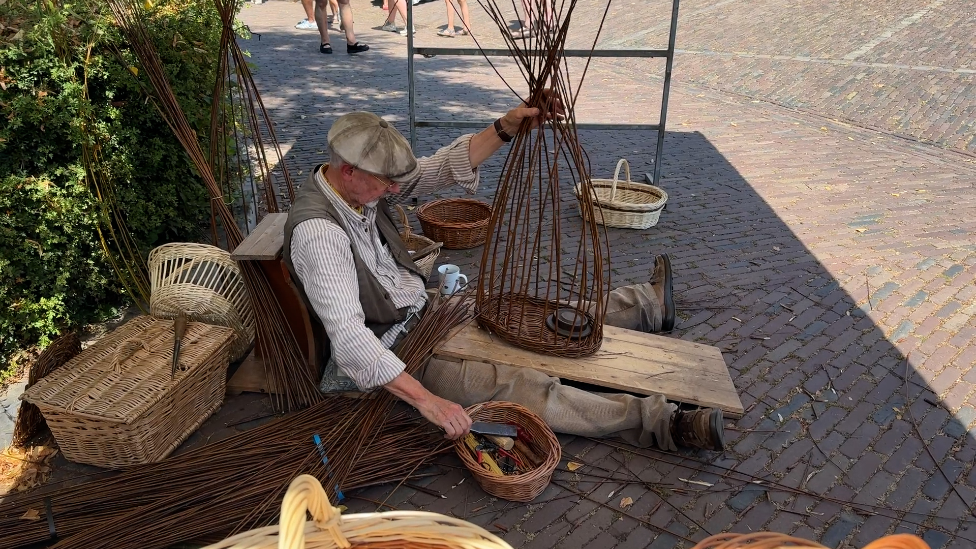 Historische Markt Veere trekt vele bezoekers