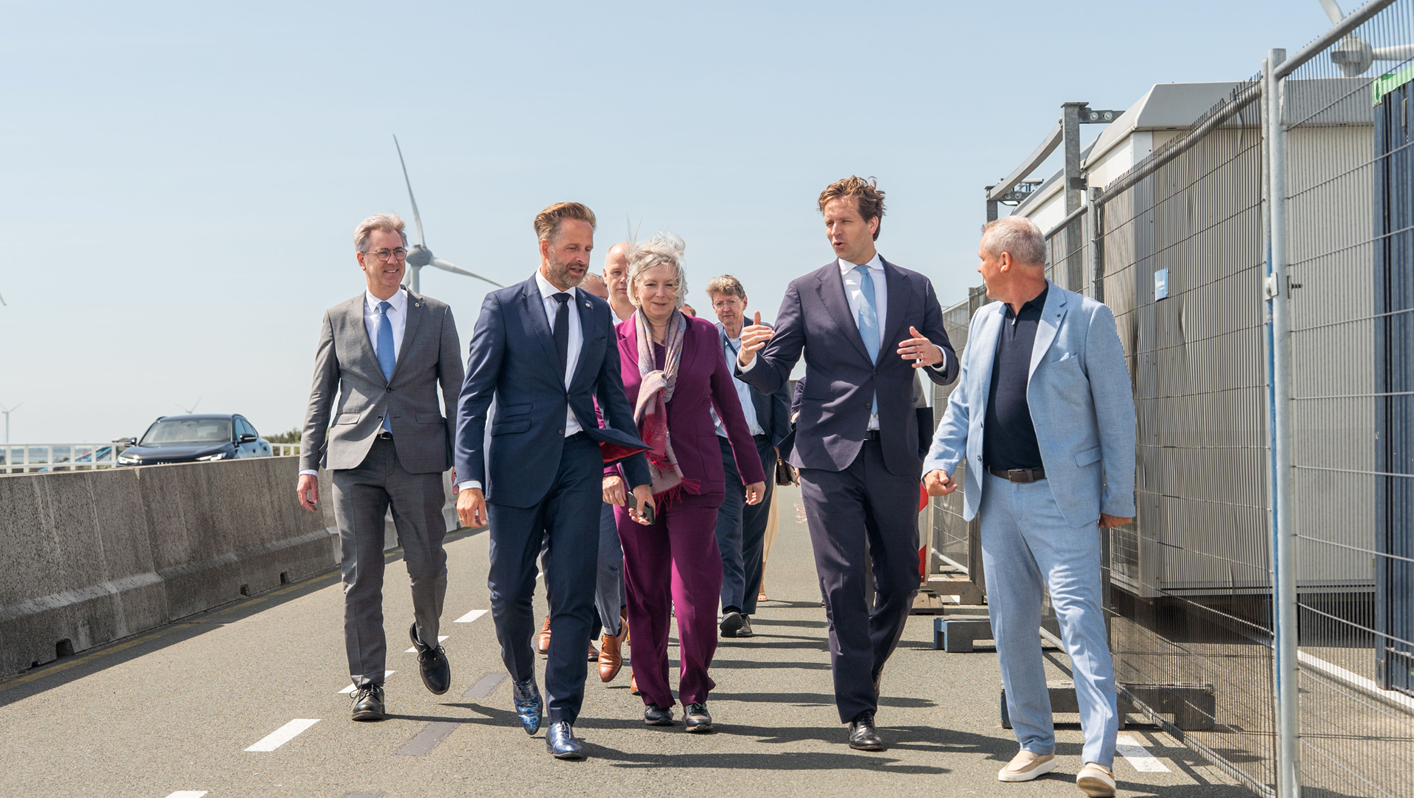 Minister op bezoek in Vlissingen
