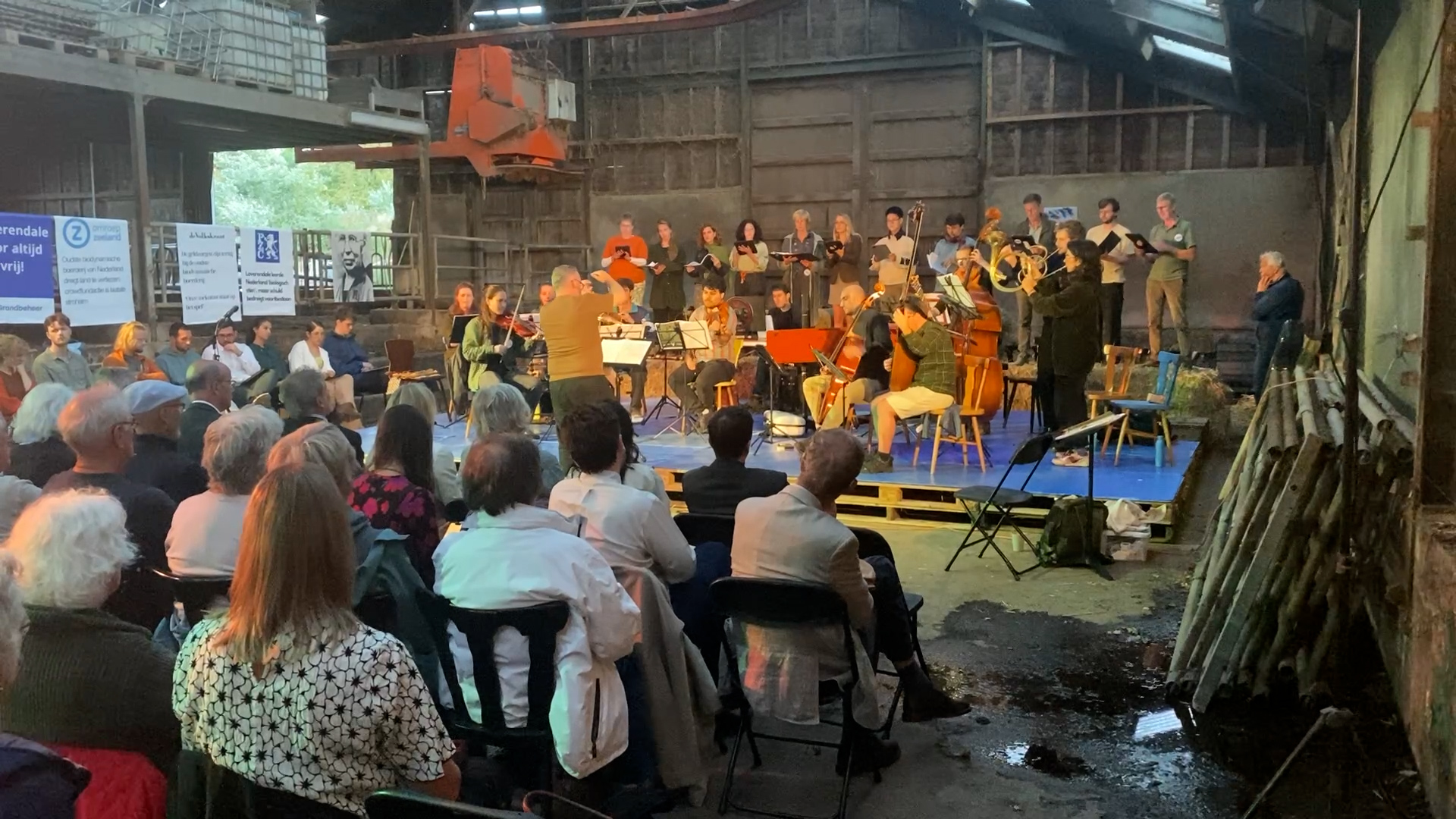 Klassieke klanken in de koeienstal bij Loverendale