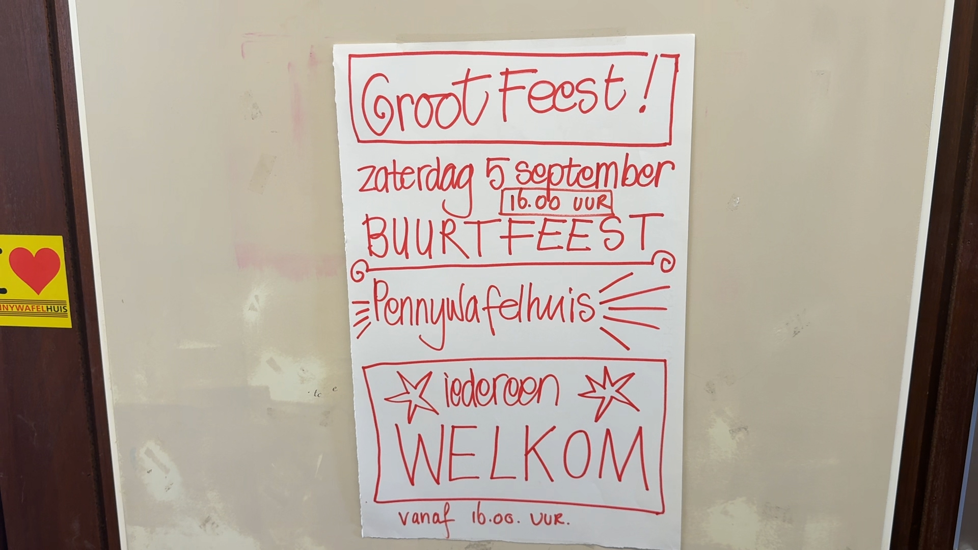 Pennywafelhuis viert 10-jarig bestaan met buurtfeest