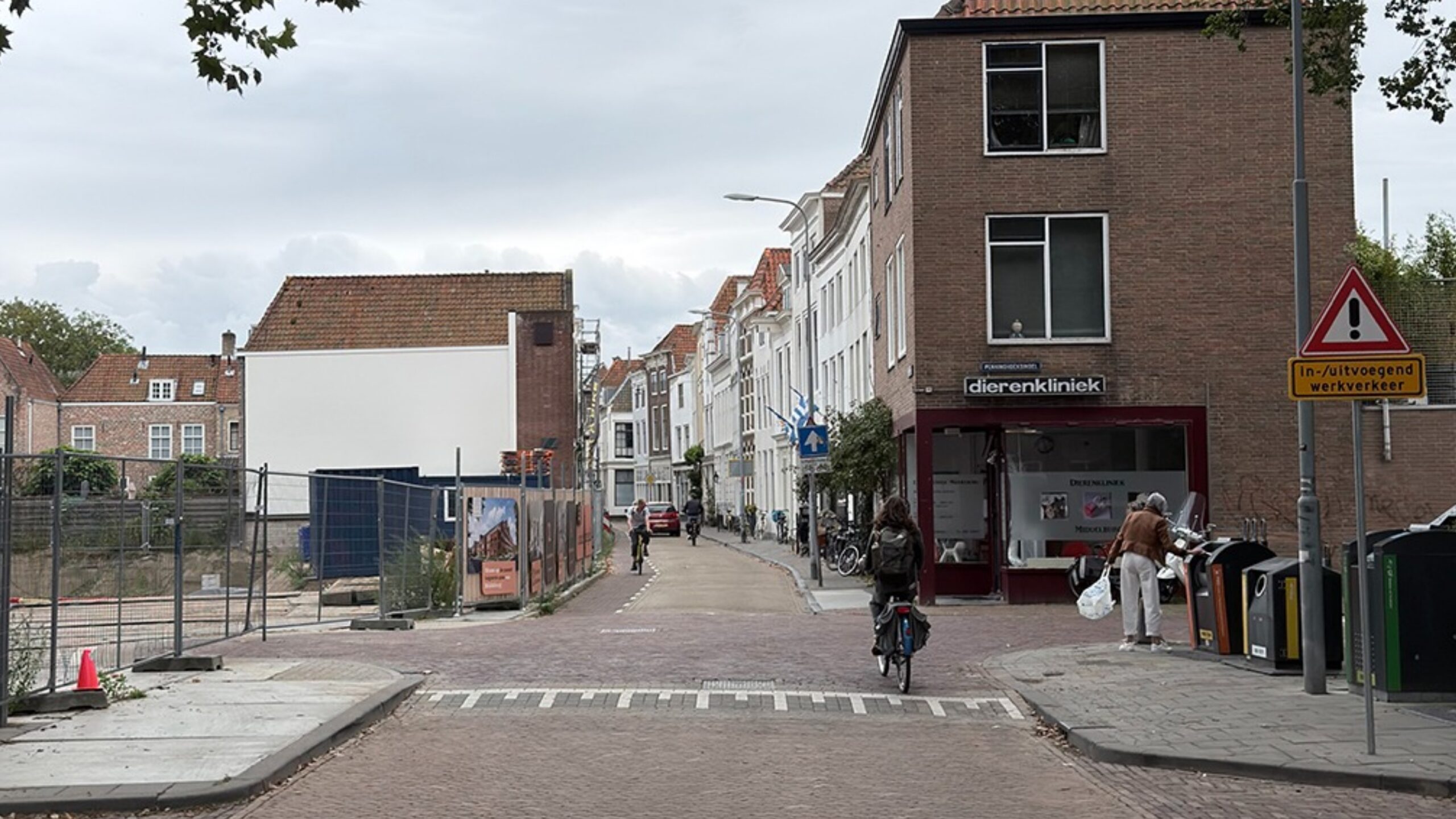 Torenkraan zorgt voor verkeershinder in centrum Middelburg