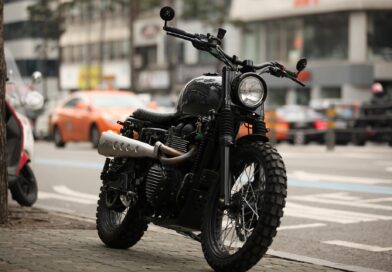 Foto zwarte motor