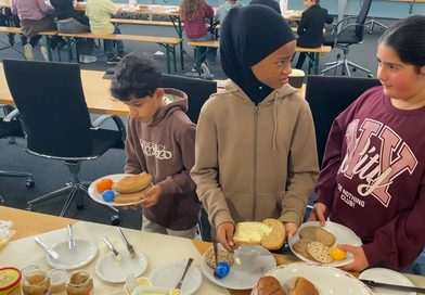 Gezond ontbijten met de burgemeester