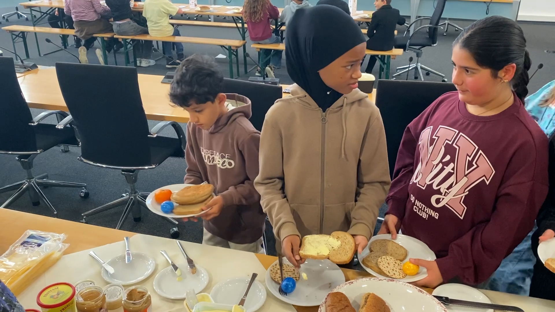 Gezond ontbijten met de burgemeester