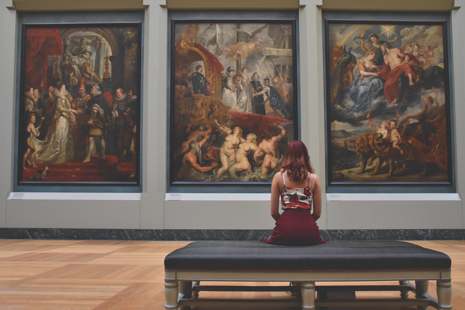 Foto kunstexpositie